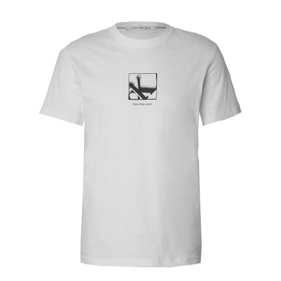 Calvin Klein Ανδρική κοντομάνικη μπλούζα Grid Box Tee